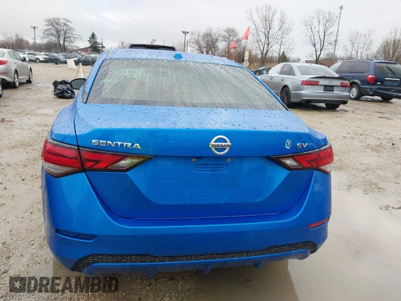 2020 Nissan Sentra SV with VIN 3N1AB8CV1LY233015, listed as a IAAI auction lot 41935081 with 95,842 mi miles and . Bid and sale history available at DreamBid. Image 16.