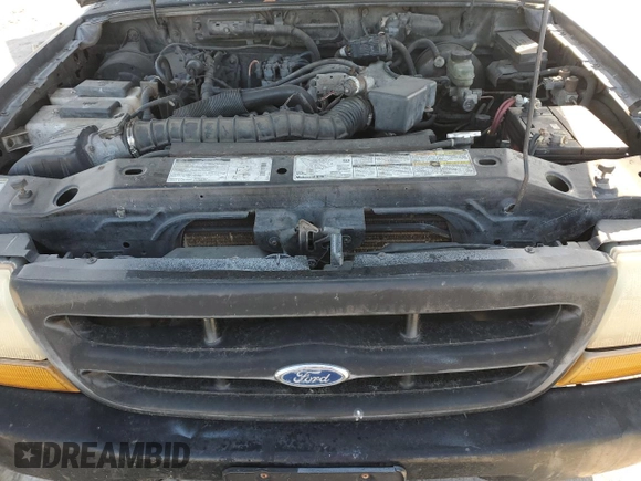 1999 Ford Ranger XL with VIN 1FTYR10V1XPA68495, listed as a Copart auction lot 49412175 with 148,096 mi miles and Salvage Title. Bid and sale history available at carsss.com. Image 11.