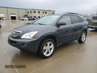 2008 Lexus RX 400h with VIN JTJGW31U382009384, listed as a Copart auction lot 45535195 with 152,570 mi miles and Salvage Title. Bid and sale history available at DreamBid. Image 1.
