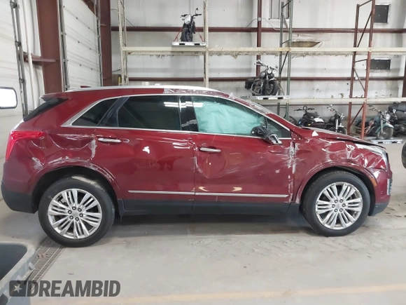 2017 Cadillac XT5 Premium Luxury AWD with VIN 1GYKNERS0HZ229310, listed as a IAAI auction lot 41776005 with 98,337 mi miles. Bid and sale history available at carsss.com. Image 12.