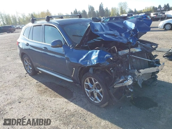 2020 BMW X3 xDrive30i with VIN 5UXTY5C04LLT35519, listed as a IAAI auction lot 42018934 with Not Provided miles and . Bid and sale history available at DreamBid. Image 1.