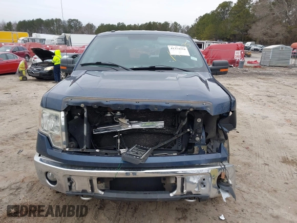2013 Ford F-150 XL with VIN 1FTFW1EF0DFB64914, listed as a IAAI auction lot 41374294 with 186,000 mi miles. Bid and sale history available at carsss.com. Image 12.