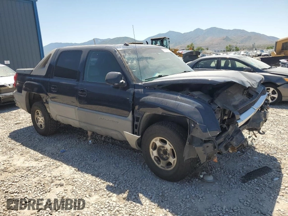 2005 Chevrolet Avalanche LT with VIN 3GNEC12Z65G221000, listed as a Copart auction lot 58705355 with Not provided miles and Salvage title. Bid and sale history available at DreamBid. Image 4.
