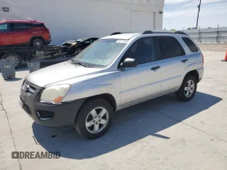 2009 Kia Sportage LX z VIN KNDJE723X97585471, wystawiony jako Copart lot #59777645 z przebiegiem 260 539 mil mil oraz Czysty tytuł • Clean title. Historia ofert i sprzedaży dostępna na DreamBid. Obrazek 1.