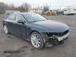 2014 Audi A7 3.0 Prestige with VIN WAU2GAFC5EN071911, listed as a IAAI auction lot 41453159 with 120,569 mi miles. Bid and sale history available at carsss.com. Image 1.
