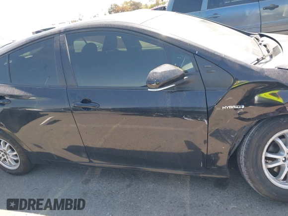 2019 Toyota Prius L Eco with VIN JTDKARFU0K3087064, listed as a IAAI auction lot 41986365 with 81,735 mi miles. Bid and sale history available at carsss.com. Image 13.