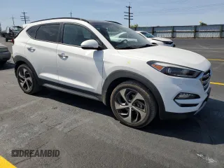 2017 Hyundai Tucson Limited z VIN KM8J3CA24HU351457, wystawiony jako Copart lot #58351205 z przebiegiem 103 299 mil mil oraz Szkoda całkowita • Salvage title. Historia ofert i sprzedaży dostępna na DreamBid. Obrazek 4.