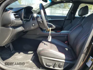 2024 Genesis G70 2.5T with VIN KMTG34SCXRU138219, listed as a Copart auction lot 53567155 with 13,323 mi miles and Salvage title. Bid and sale history available at DreamBid. Image 7.