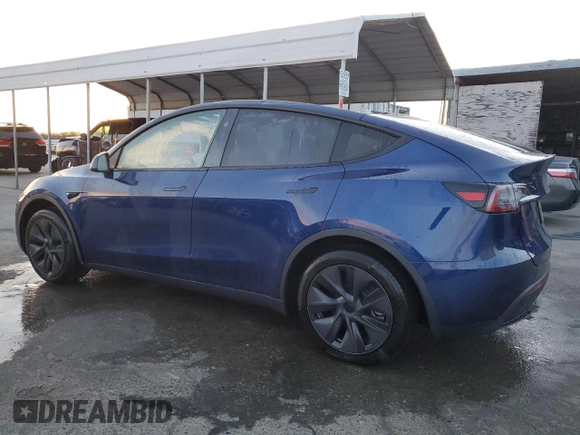 2025 Tesla Model Y Long Range with VIN 7SAYGDEDXSF232808, listed as a Copart auction lot 85647524 with 183 mi miles and Salvage Title. Bid and sale history available at DreamBid. Image 2.