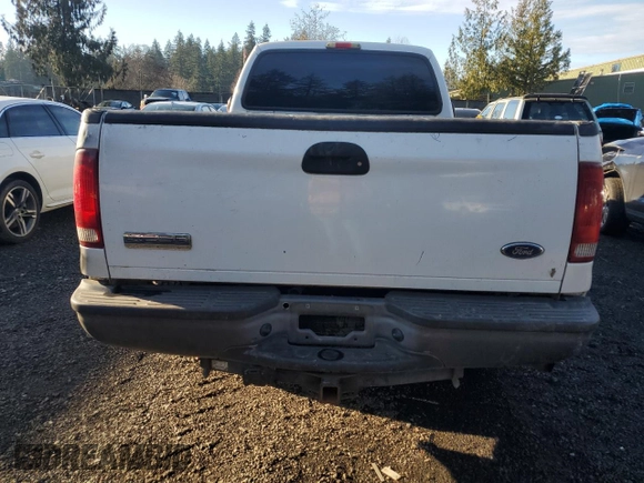 2005 Ford Super Duty F-250 XL with VIN 1FTSX20585EC57199, listed as a Copart auction lot 82987014 with 95,873 mi miles and Salvage Title. Bid and sale history available at carsss.com. Image 6.