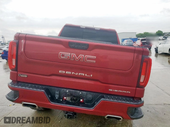 2019 GMC Sierra 1500 with VIN 1GTP8FED2KZ110181, listed as a Copart auction lot 55248605 with 90,985 mi miles and Salvage Title. Bid and sale history available at DreamBid. Image 6.
