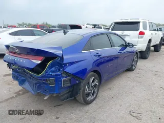 2024 Hyundai Elantra SEL with VIN KMHLS4DGXRU820304, listed as a IAAI auction lot 41895332 with 5,414 mi miles and . Bid and sale history available at DreamBid. Image 4.