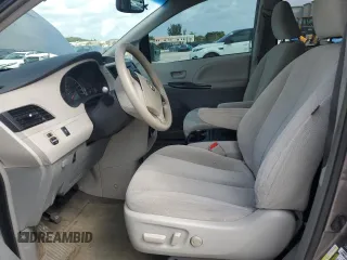 2014 Toyota Sienna LE AAS with VIN 5TDKK3DC8ES491172, listed as a Copart auction lot 51100105 with 44,203 mi miles and Salvage Title. Bid and sale history available at carsss.com. Image 7.