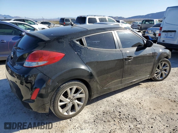 2016 Hyundai Veloster with VIN KMHTC6AD9GU274319, listed as a Copart auction lot 45099593 with 58,917 mi miles. Bid and sale history available at carsss.com. Image 3.