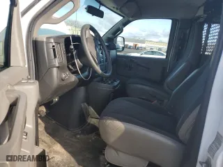 2021 GMC Savana Cargo Van with VIN 1GTW7AF76M1246793, listed as a Copart auction lot 53175075 with 52,061 mi miles and Salvage Title. Bid and sale history available at carsss.com. Image 7.
