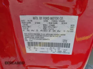 2008 Ford F-150 XLT z VIN 1FTPX14V08FB99470, wystawiony jako IAAI lot #42427568 z przebiegiem 124 076 mil mil oraz . Historia ofert i sprzedaży dostępna na DreamBid. Obrazek 9.
