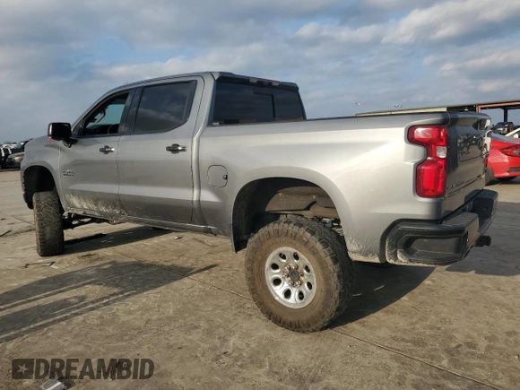 2021 Chevrolet Silverado 1500 LTZ with VIN 3GCUYGED0MG346971, listed as a Copart auction lot 44255635 with 51,534 mi miles and Salvage Title. Bid and sale history available at DreamBid. Image 2.