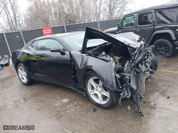 2017 Chevrolet Camaro 1LT with VIN 1G1FB1RSXH0192238, listed as a IAAI auction lot 41157845 with 1 mi miles. Bid and sale history available at carsss.com. Image 1.