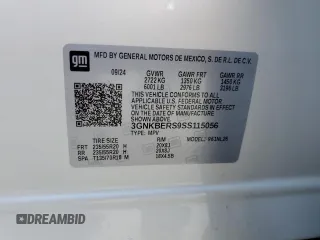 2025 Chevrolet Blazer RS z VIN 3GNKBERS9SS115056, wystawiony jako Copart lot #87266304 z przebiegiem 916 mil mil oraz Szkoda całkowita • Salvage title. Historia ofert i sprzedaży dostępna na DreamBid. Obrazek 15.