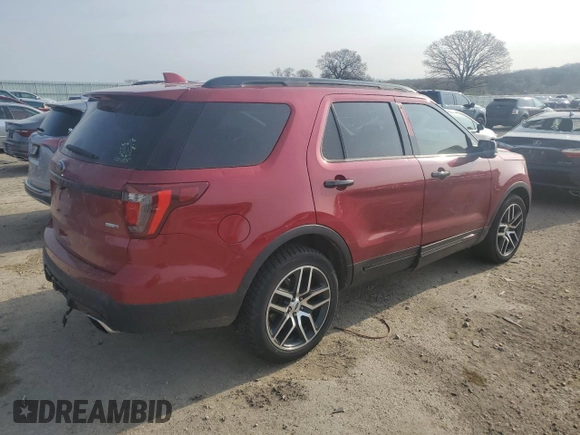 2016 Ford Explorer Sport with VIN 1FM5K8GT1GGC25930, listed as a Copart auction lot 54851565 with 125,691 mi miles and Non Repairable. Bid and sale history available at carsss.com. Image 3.