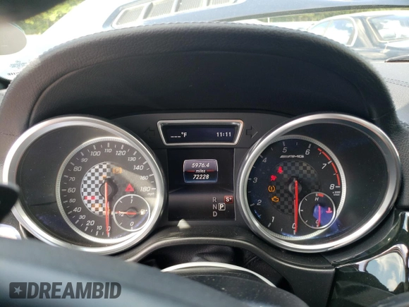 2018 Mercedes-Benz GLE 43 AMG with VIN 4JGDA6EB0JB032248, listed as a Copart auction lot 59057445 with 72,228 mi miles and Salvage title. Bid and sale history available at DreamBid. Image 9.