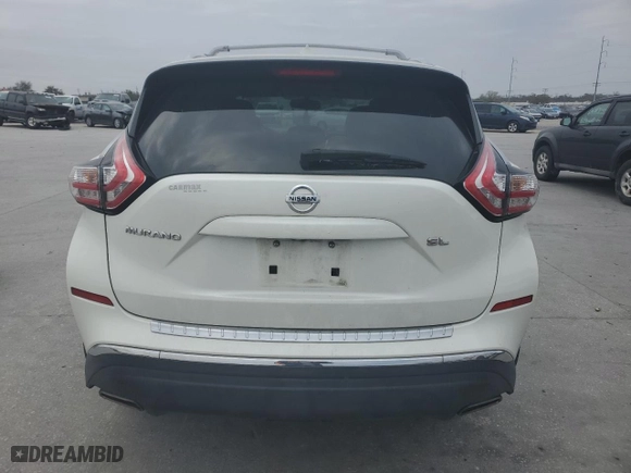 2015 Nissan Murano Platinum with VIN 5N1AZ2MG5FN256946, listed as a Copart auction lot 45420485 with 138,788 mi miles and Salvage Title. Bid and sale history available at carsss.com. Image 6.