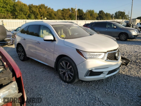 2020 Acura MDX w/Advance Pkg with VIN 5J8YD4H80LL016759, listed as a Copart auction lot 75856524 with 80,320 mi miles and Salvage Title. Bid and sale history available at carsss.com. Image 4.