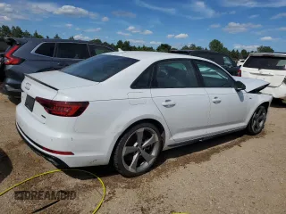 2019 Audi A4 Prestige with VIN WAUFNAF43KA002217, listed as a Copart auction lot 57820274 with 22,306 mi miles and Salvage Title. Bid and sale history available at carsss.com. Image 3.