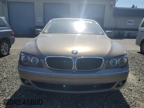 2008 BMW 7 Series 750Li with VIN WBAHN83548DT79127, listed as a Copart auction lot 53296435 with 116,915 mi miles and Clean title. Bid and sale history available at DreamBid. Image 5.