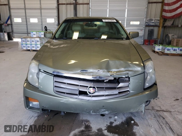 2005 Cadillac CTS with VIN 1G6DP567750172647, listed as a Copart auction lot 57131944 with 0 mi miles and Salvage Title. Bid and sale history available at carsss.com. Image 5.