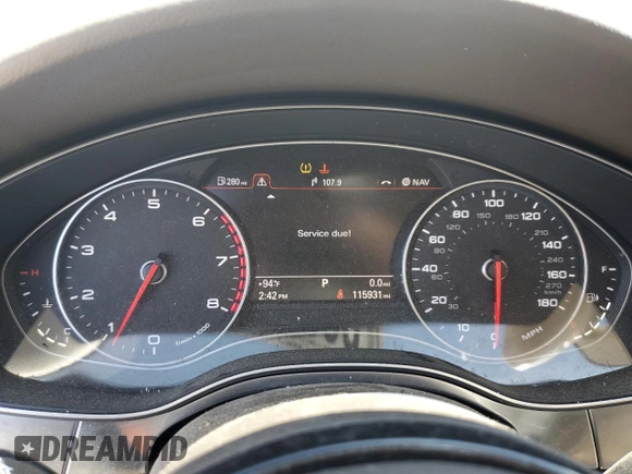 2015 Audi A6 2.0T Premium with VIN WAUFFAFCXFN032737, listed as a Copart auction lot 56912814 with 115,931 mi miles and Non Repairable. Bid and sale history available at carsss.com. Image 9.