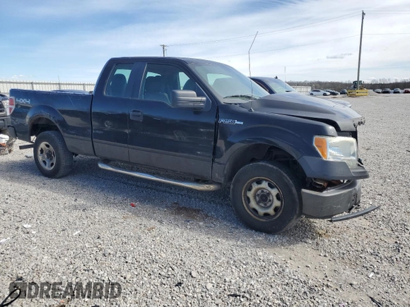2010 Ford F-150 XL with VIN 1FTEX1EW0AKE39452, listed as a Copart auction lot 50180965 with 343,641 mi miles and Salvage Title. Bid and sale history available at carsss.com. Image 4.