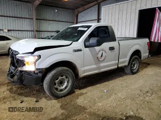 2018 Ford F-150 XL with VIN 1FTMF1C57JKC88473, listed as a Copart auction lot 88155485 with 89,830 mi miles and Salvage title. Bid and sale history available at DreamBid. Image 1.