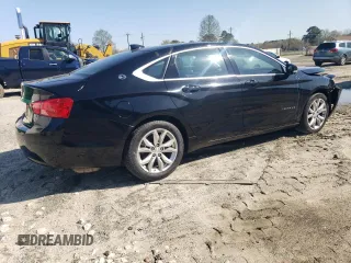 2017 Chevrolet Impala LT with VIN 2G1105S30H9160382, listed as a Copart auction lot 51758135 with 284,970 mi miles and Salvage Title. Bid and sale history available at DreamBid. Image 3.