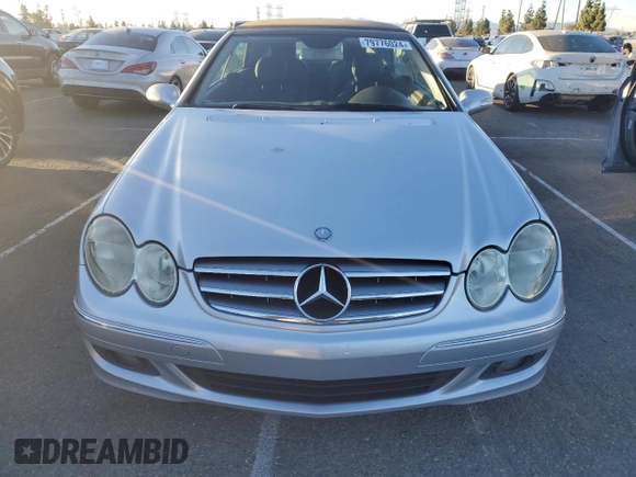 2009 Mercedes-Benz CLK 350 with VIN WDBTK56F19T103440, listed as a Copart auction lot 79776024 with 86,340 mi miles and Salvage Title. Bid and sale history available at DreamBid. Image 5.