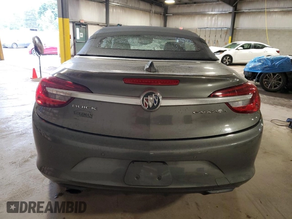 2017 Buick Cascada Premium с VIN W04WH3N59HG117999, выставлен на аукционе Copart как лот 71565694 с пробегом 62 142 миль миль и Списание • Salvage title. История ставок и продаж доступна на DreamBid. Изображение 6.