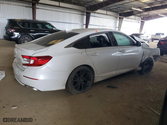 2019 Honda Accord Sedan Sport 1.5T with VIN 1HGCV1F3XKA043572, listed as a Copart auction lot 43063015 with 0 mi miles and Salvage Title. Bid and sale history available at carsss.com. Image 3.