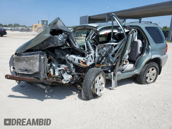 2005 Ford Escape Hybrid with VIN 1FMCU95H05KD42608, listed as a Copart auction lot 55048415 with Not provided miles and Non repairable. Bid and sale history available at DreamBid. Image 1.