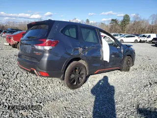 2024 Subaru Forester Sport with VIN JF2SKAGC1RH455920, listed as a Copart auction lot 87082804 with 0 mi miles and Salvage Title. Bid and sale history available at carsss.com. Image 3.