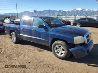 2007 Dodge Dakota SLT with VIN 1D7HW48P57S199996, listed as a Copart auction lot 80783804 with 180,220 mi miles and Salvage Title. Bid and sale history available at carsss.com. Image 4.