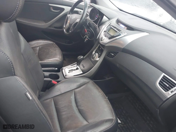 2012 Hyundai Elantra GLS with VIN 5NPDH4AE6CH091357, listed as a IAAI auction lot 41832603 with 83,709 mi miles. Bid and sale history available at carsss.com. Image 5.