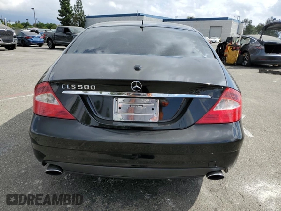 2006 Mercedes-Benz CLS-Class with VIN WDDDJ75X46A074432, listed as a Copart auction lot 71738614 with 104,343 mi miles and Salvage Title. Bid and sale history available at carsss.com. Image 6.