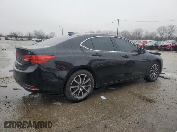 2016 Acura TLX V6 with VIN 19UUB2F36GA005752, listed as a Copart auction lot 44917645 with 153,952 mi miles and Salvage Title. Bid and sale history available at carsss.com. Image 3.