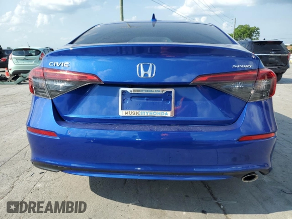 2024 Honda Civic Sport z VIN 2HGFE2F51RH565541, wystawiony jako Copart lot #55434765 z przebiegiem 8 264 mil mil oraz Czysty tytuł • Clean title. Historia ofert i sprzedaży dostępna na DreamBid. Obrazek 6.