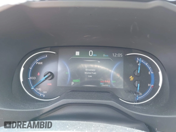 2024 Toyota RAV4 Hybrid SE with VIN 4T3T6RFV4RU144159, listed as a IAAI auction lot 42383398 with 24,499 mi miles and . Bid and sale history available at DreamBid. Image 7.