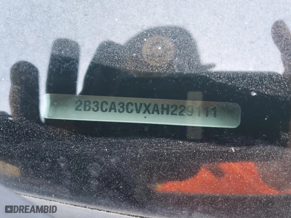 2010 Dodge Charger SXT with VIN 2B3CA3CVXAH229111, listed as a Copart auction lot 50222115 with NaN miles and Salvage Title. Bid and sale history available at carsss.com. Image 12.