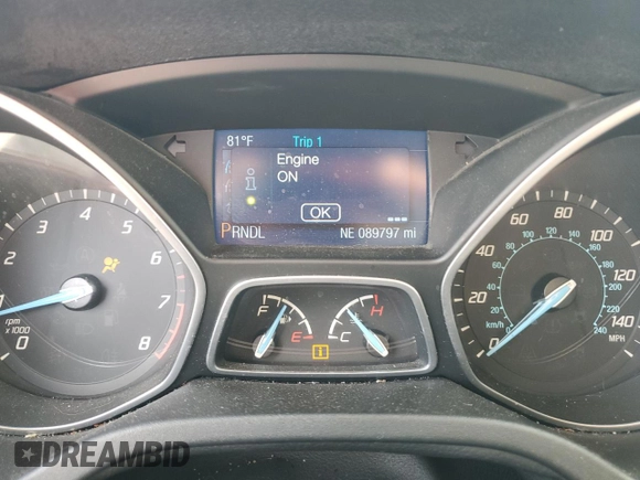 2014 Ford Focus SE with VIN 1FADP3F23EL232532, listed as a Copart auction lot 51432995 with 89,797 mi miles and Salvage Title. Bid and sale history available at carsss.com. Image 9.