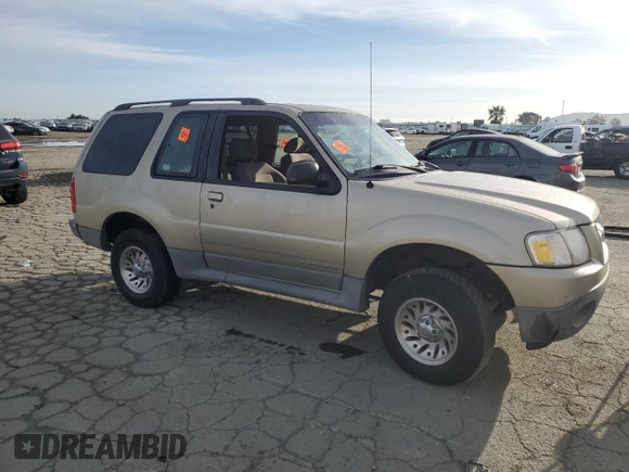 2001 Ford Explorer Sport with VIN 1FMYU60E01UA19935, listed as a Copart auction lot 49678955 with 90,090 mi miles and Salvage title. Bid and sale history available at DreamBid. Image 4.