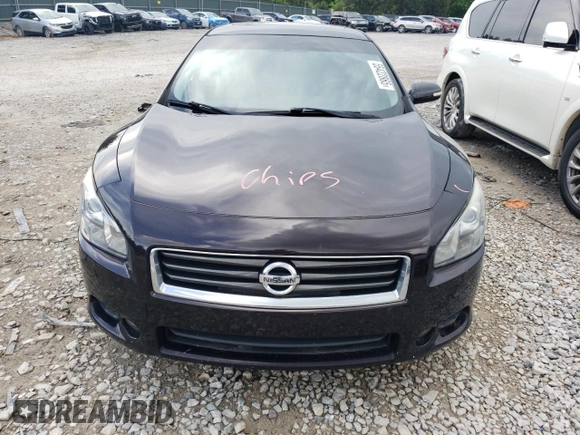 2013 Nissan Maxima S with VIN 1N4AA5AP3DC845834, listed as a Copart auction lot 55422865 with 106,938 mi miles and Salvage Title. Bid and sale history available at DreamBid. Image 5.