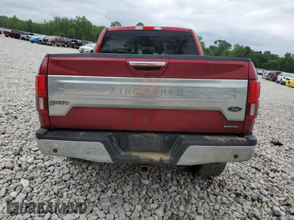 2018 Ford F-150 XL with VIN 1FTEW1EG7JFC04065, listed as a Copart auction lot 60716365 with 150,355 mi miles and Salvage title. Bid and sale history available at DreamBid. Image 6.